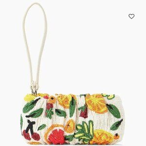 STAUD Beaded Shoulder Bean Bag in Fruit Salad